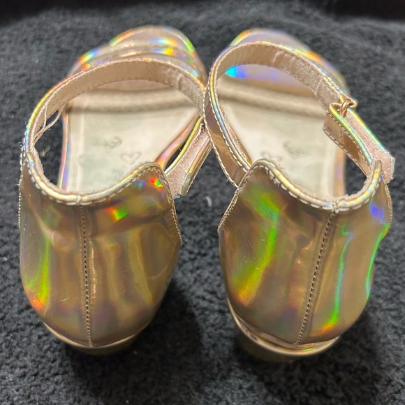Girl’s gold open toe sandals - Picture 5 of 5
